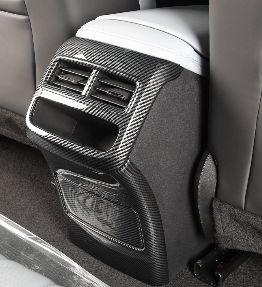 BYD Seal Rear Kick Guard & Vent Trim - Carbon Fiber (3pcs)