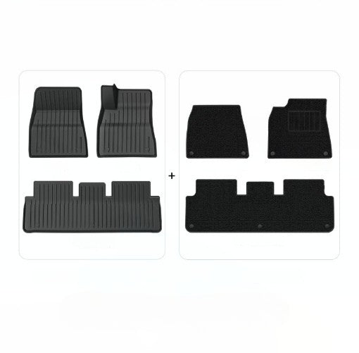 Tesla Model Y Floor Mats  All-Weather TPE (2025)