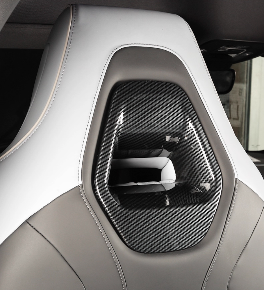 BYD Seal Seat Back Trim Covers - Carbon Fibre Look (2pcs)