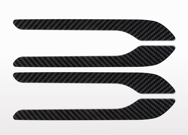 Tesla Door Handle Protective Stickers  Matte / Carbon (4pcs)