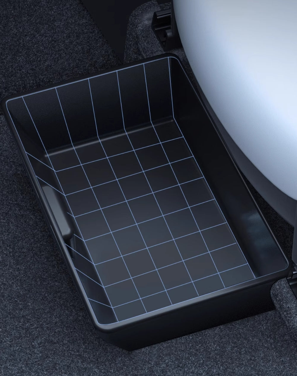 Tesla Model Y Under-Seat Storage Box with Lid