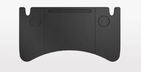 Tesla Foldable Car Tray Table Carbon Fibre Look + Bag