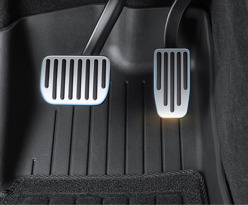 Tesla Model Y / 3 Performance Pedal Covers  Aluminium Set