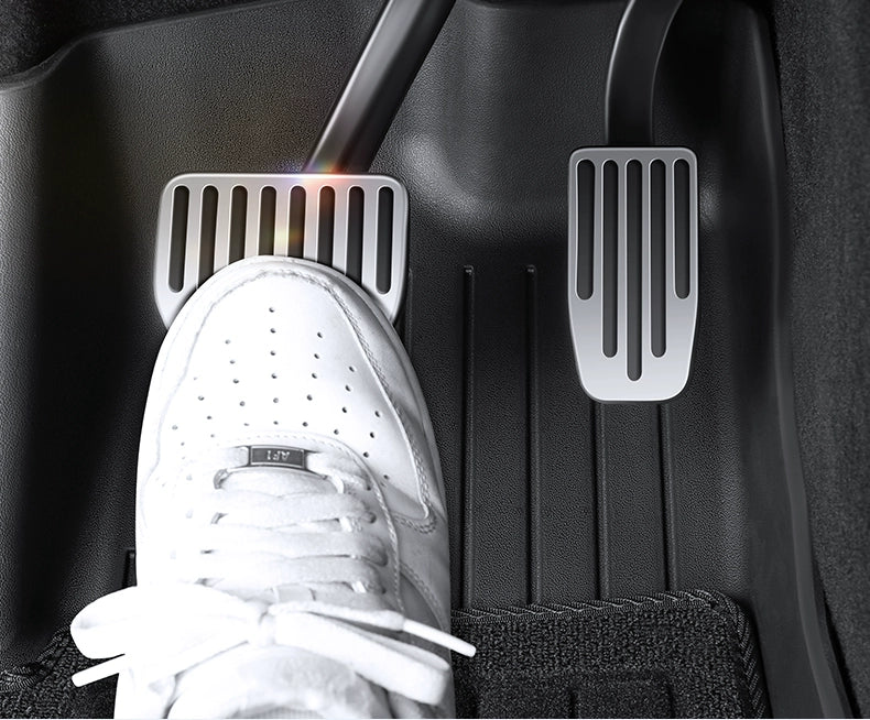 Tesla Model Y / 3 Performance Pedal Covers  Aluminium Set