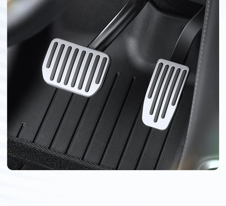 Tesla Model Y / 3 Performance Pedal Covers  Aluminium Set