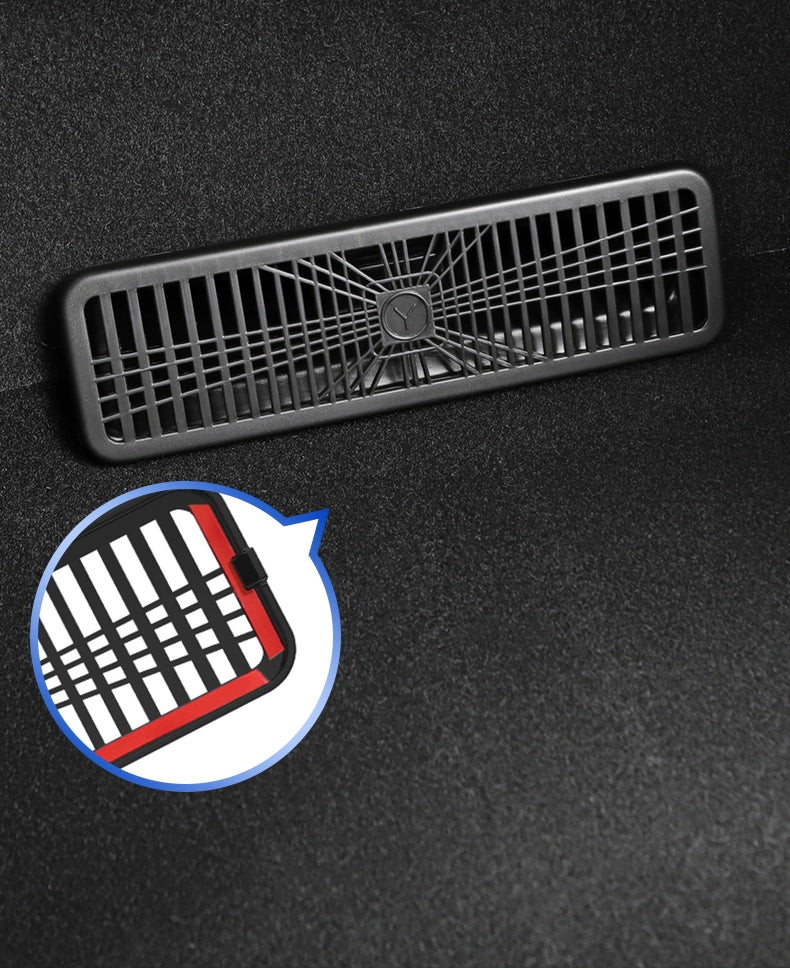 Tesla Model Y / 3 Under-Seat Air Vent Cover (Dust Guard)