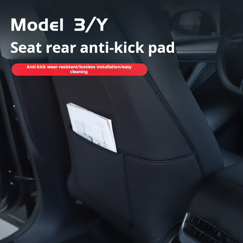 Tesla Model Y / 3 Seat Back Kick Mat (20242025)  2-Pack