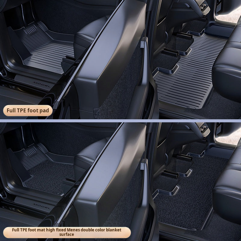 Tesla Model 3 Floor Mats  All-Weather TPE (2021-2023)