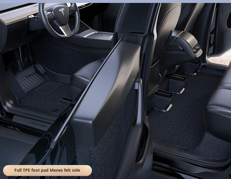 Tesla Model Y Floor Mats  All-Weather TPE (2025)