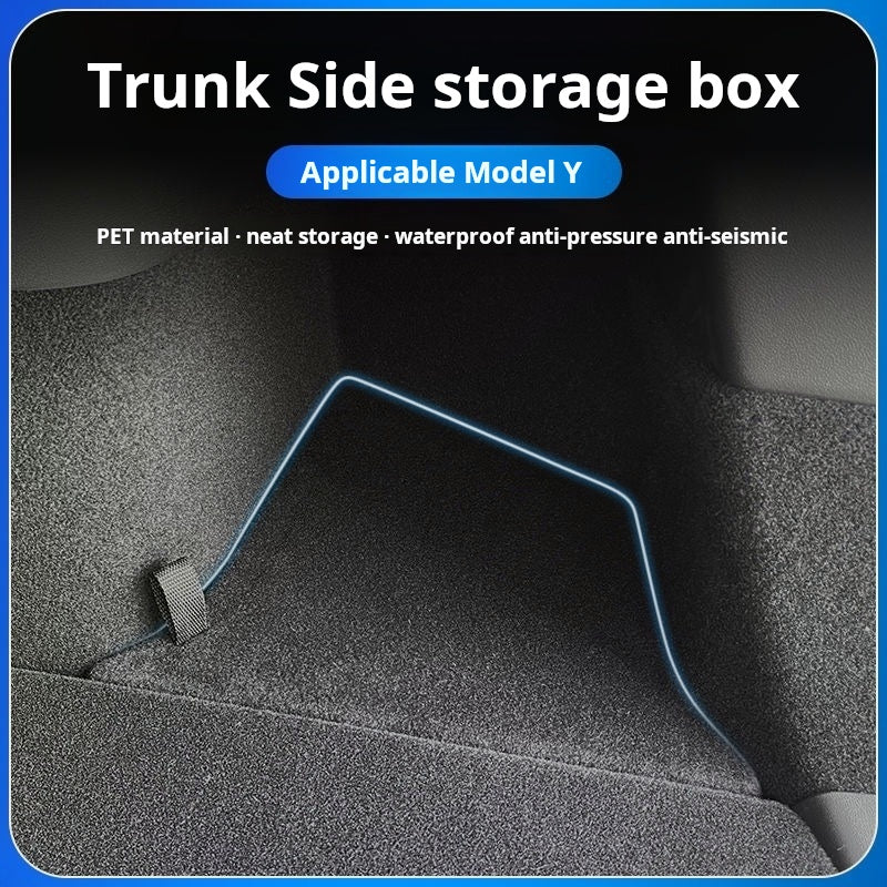 Tesla Model Y Trunk Side Storage Box Set 4pcs